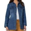 Liverpool High-Low Denim Shirt Jacket | Coats & Outerwear -Paige Sales Store 91YSqYOym4S. AC SR736920